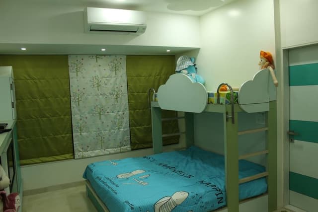 Children’s Bedroom with a funky Bunk Bed Children's Bedroom with a funky Bunk Bed