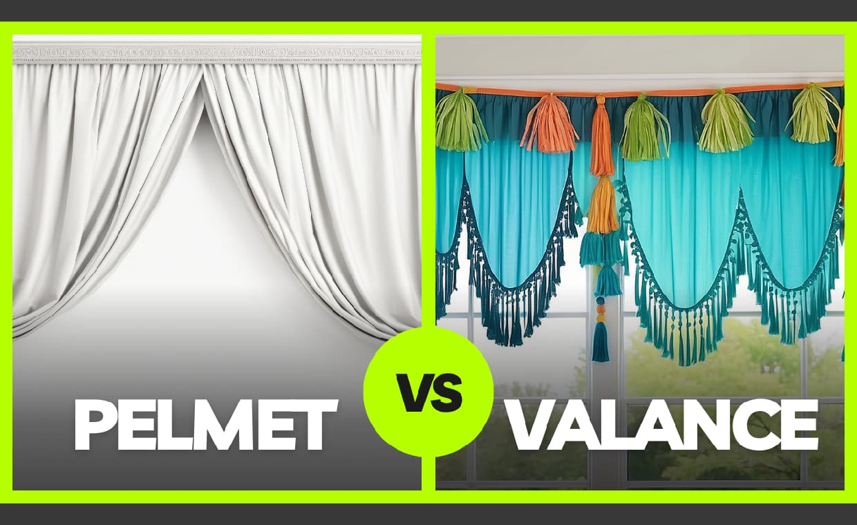 Difference Between Curtain Pelmet and Valance Difference Between Curtain Pelmet and Valance