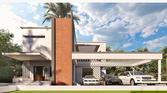 Stunning Modern Villa Exterior Stunning Modern Villa Exterior