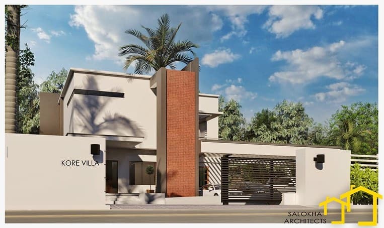 Stunning Modern Villa Exterior Stunning Modern Villa Exterior