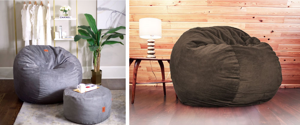 Chenille Bean Bag Chair