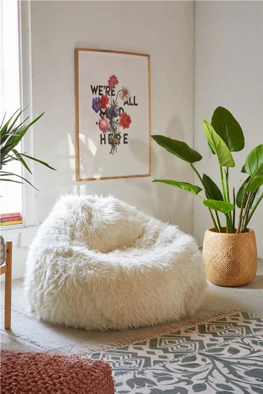 Microsuede Bean Bag Chair
