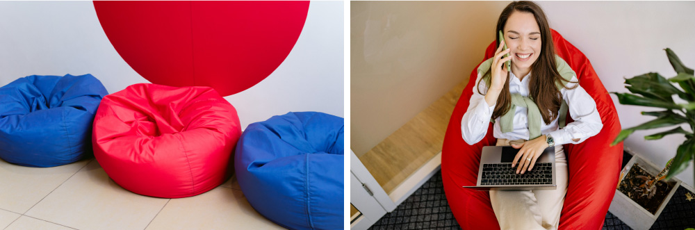 Polyester Bean Bag Chair