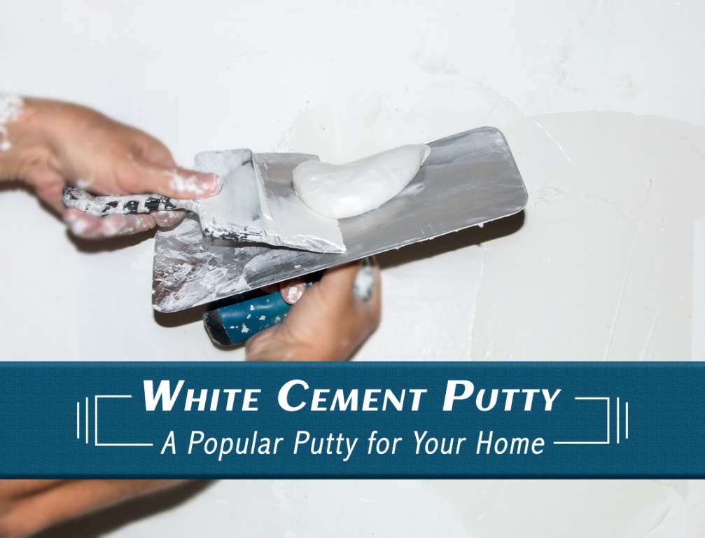 White Cement wall putty