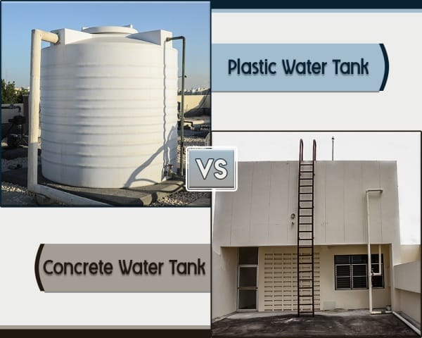 Plastic vs Concrete Water Tanks