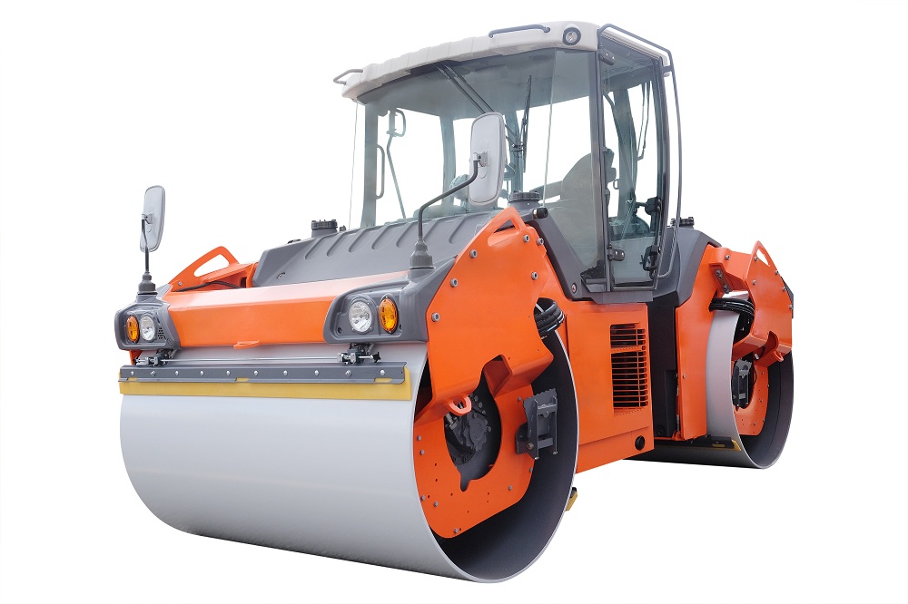 Smooth wheeled roller compactor