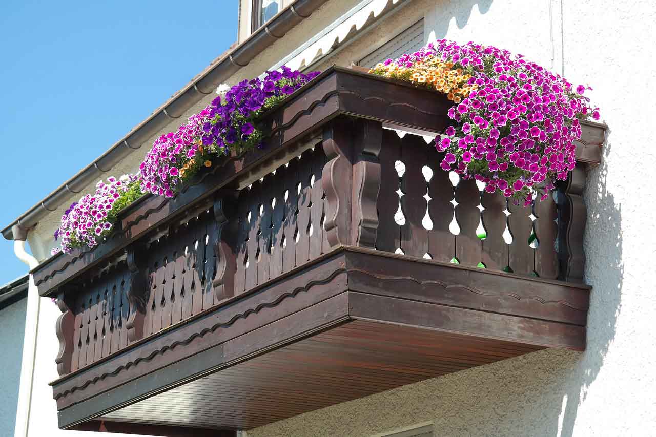 A Beautifully Decorated Balcony for Hosting Indian Wedding