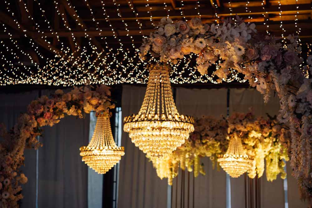 Ceiling Decorated with Flowers