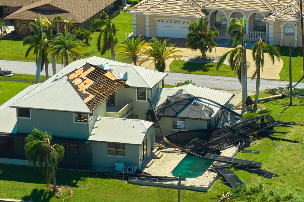 Damage After Cyclone Passes