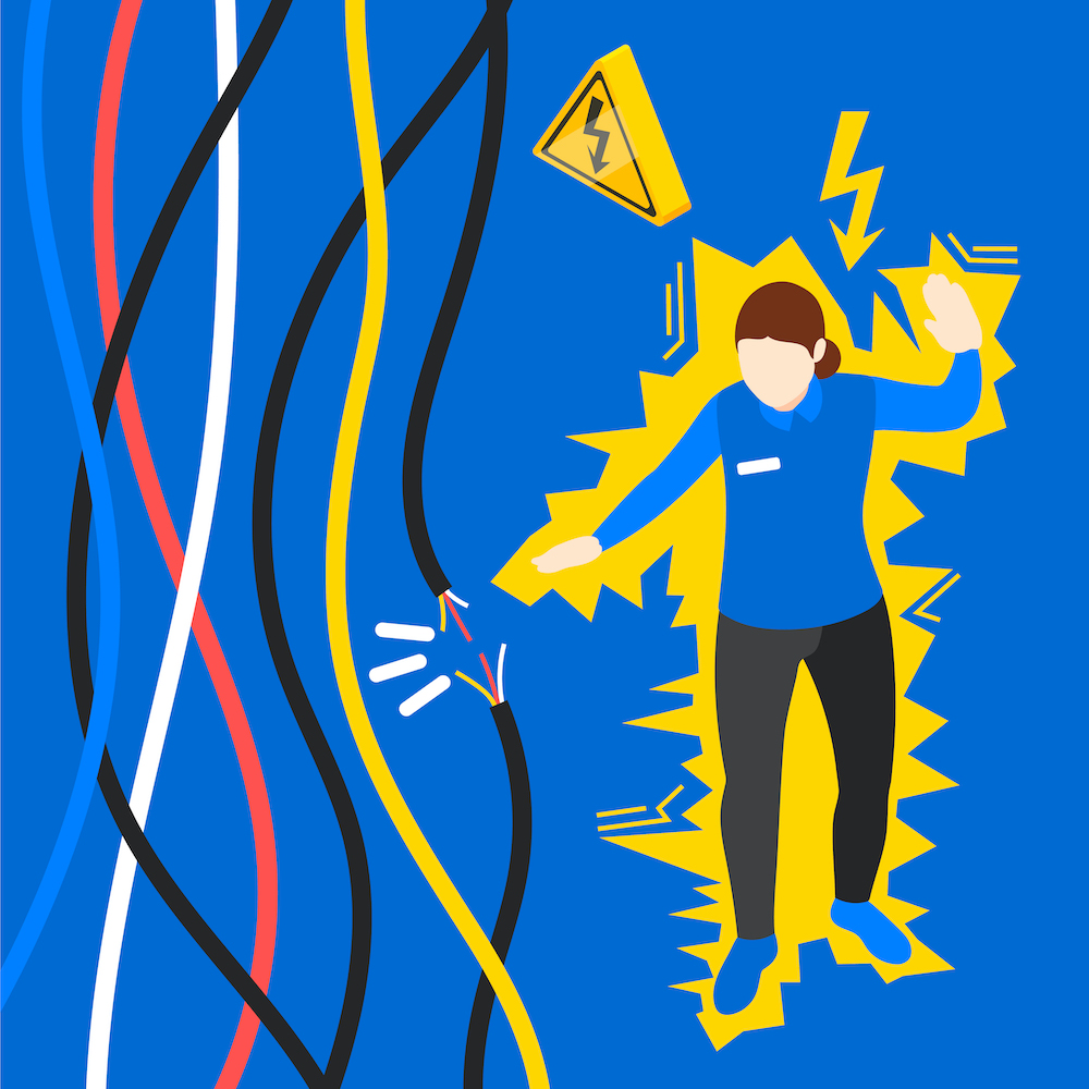 Do Not Touch Loose Wire