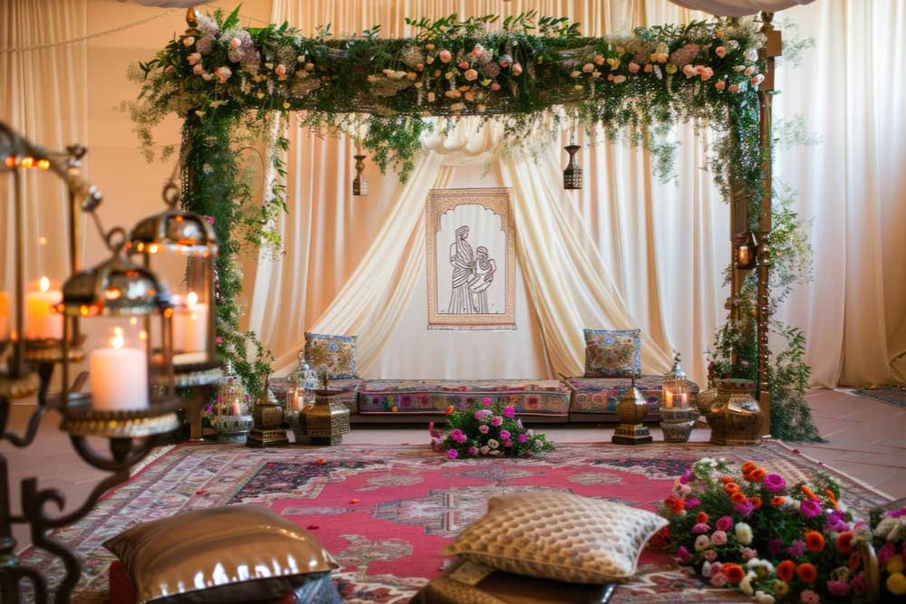 Indian Wedding Home Décor for Mandap