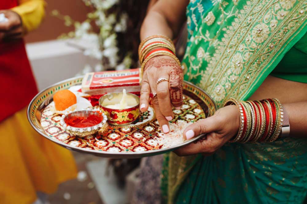 Kumkum in a Dish