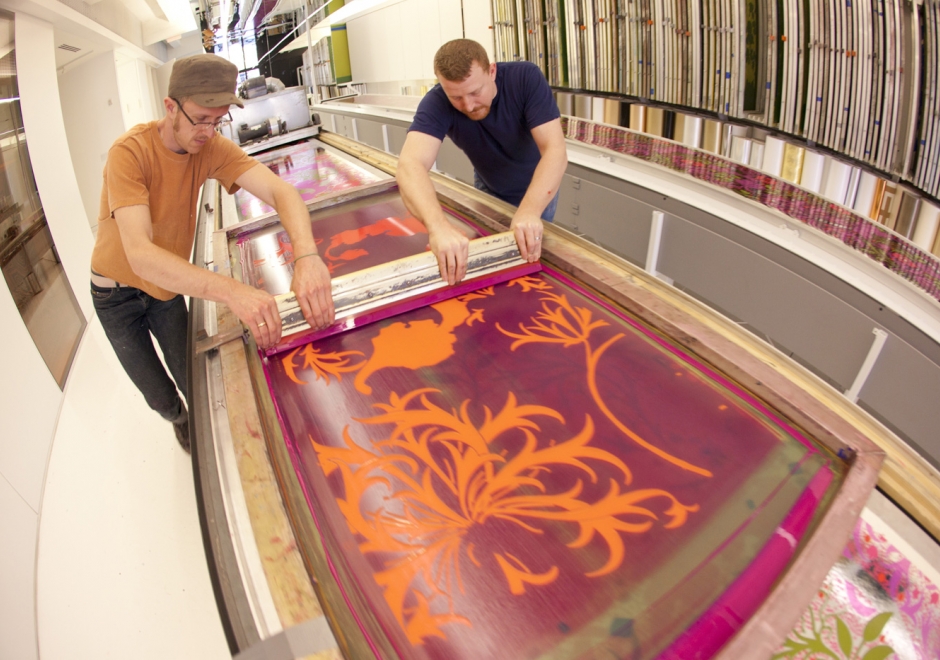 Hand Screened Wallpaper