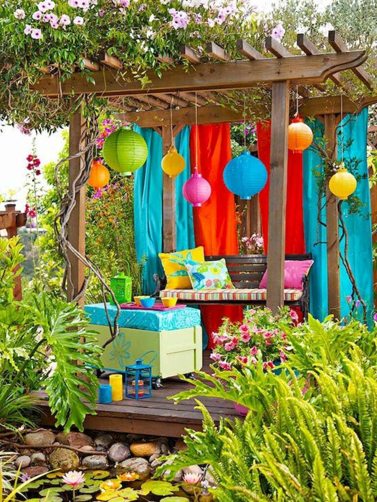 Holi Theme Decoration with Multi-Hued Lights Holi Theme Decoration with Multi-Hued Lights