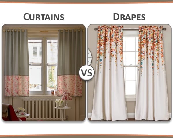 Drapes Vs Curtains