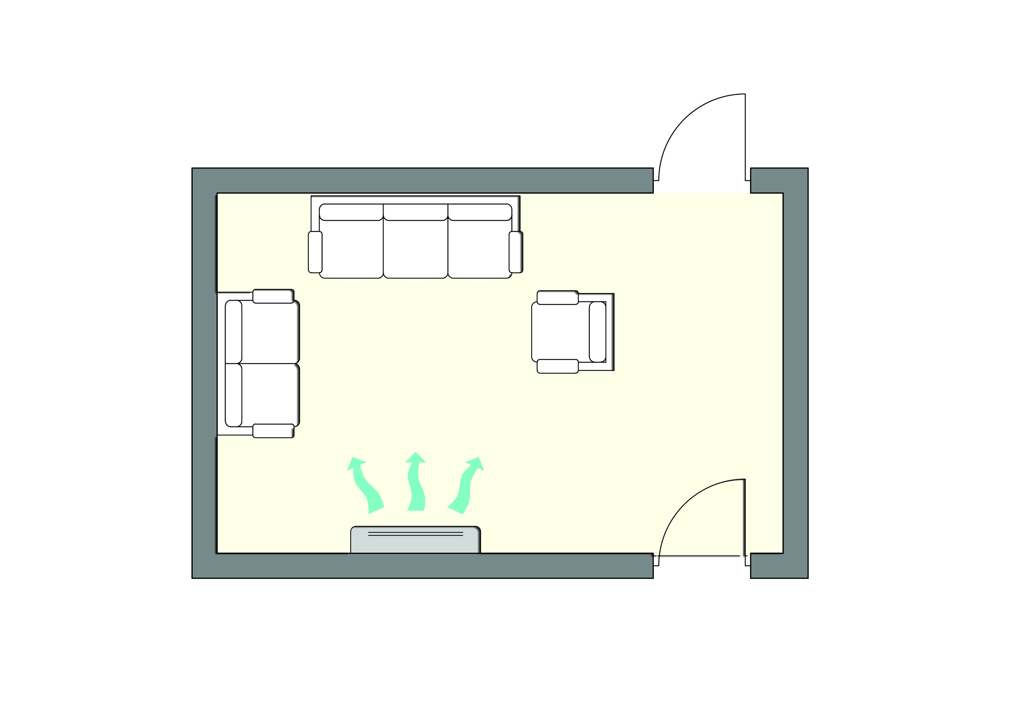 Placing AC According to Furniture Layout