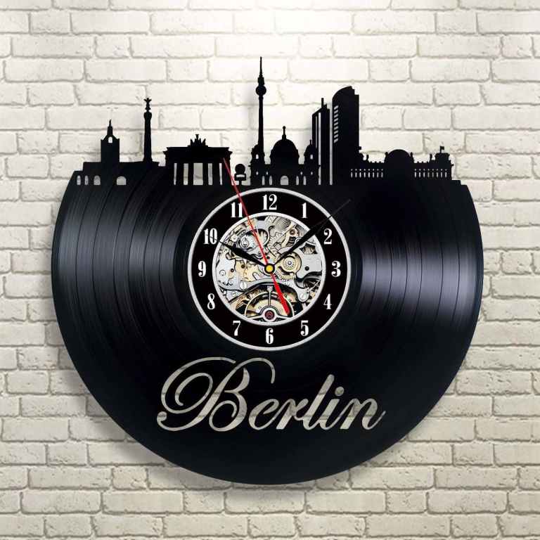 Berlin city Germany Art-Vinyl Wall Clock