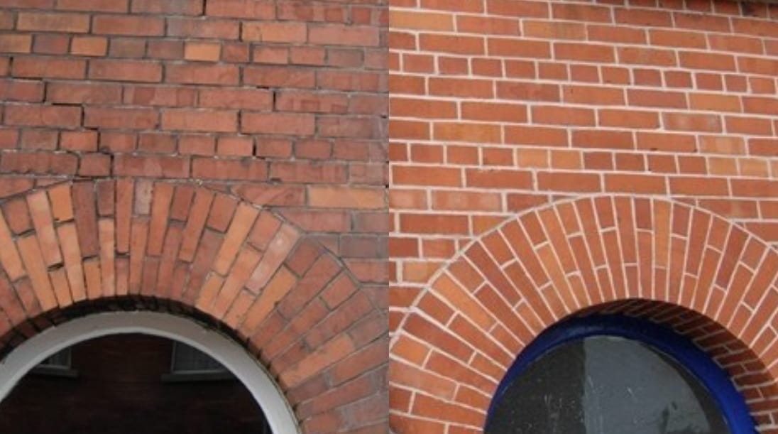 Slip joint between old and new construction