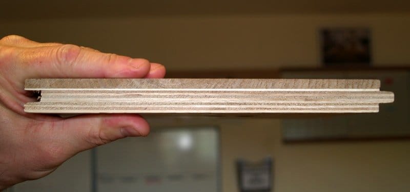 Engineered wood flooring