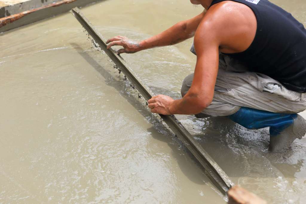 Bleeding in Freshly Casted Concrete
