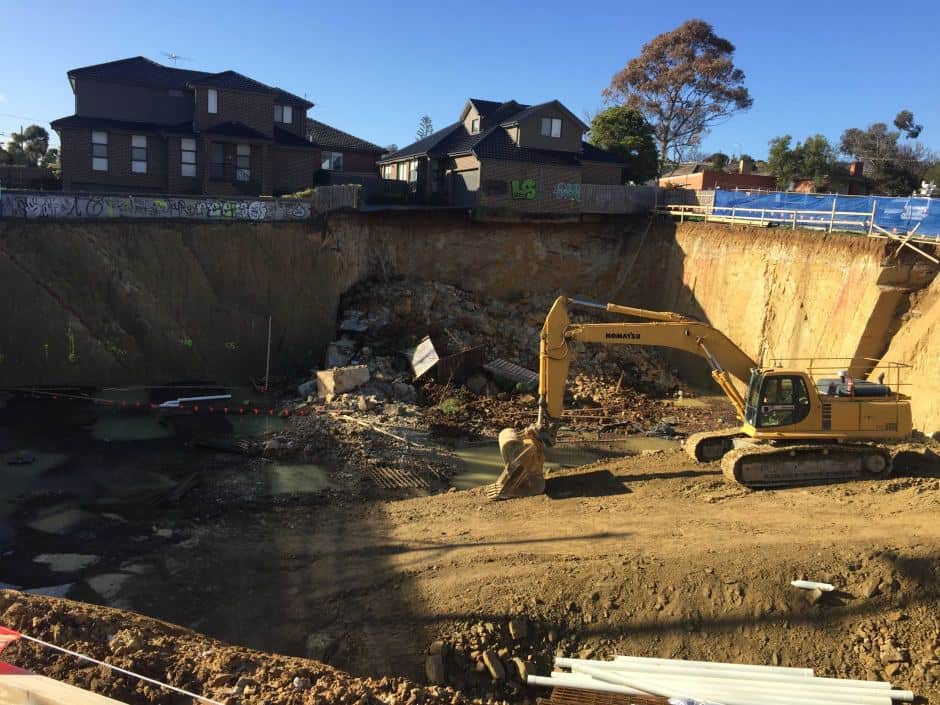 Collapse of Building