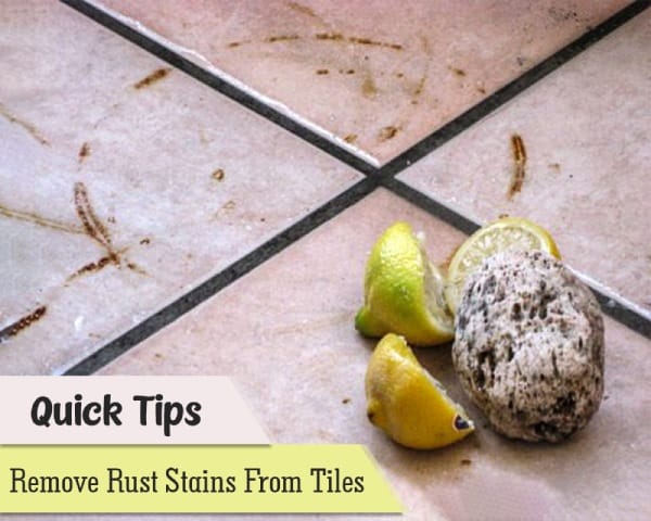 Remove Rust Stains from Tiles