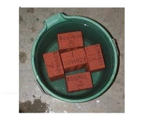 Water Absorption Test of Bricks