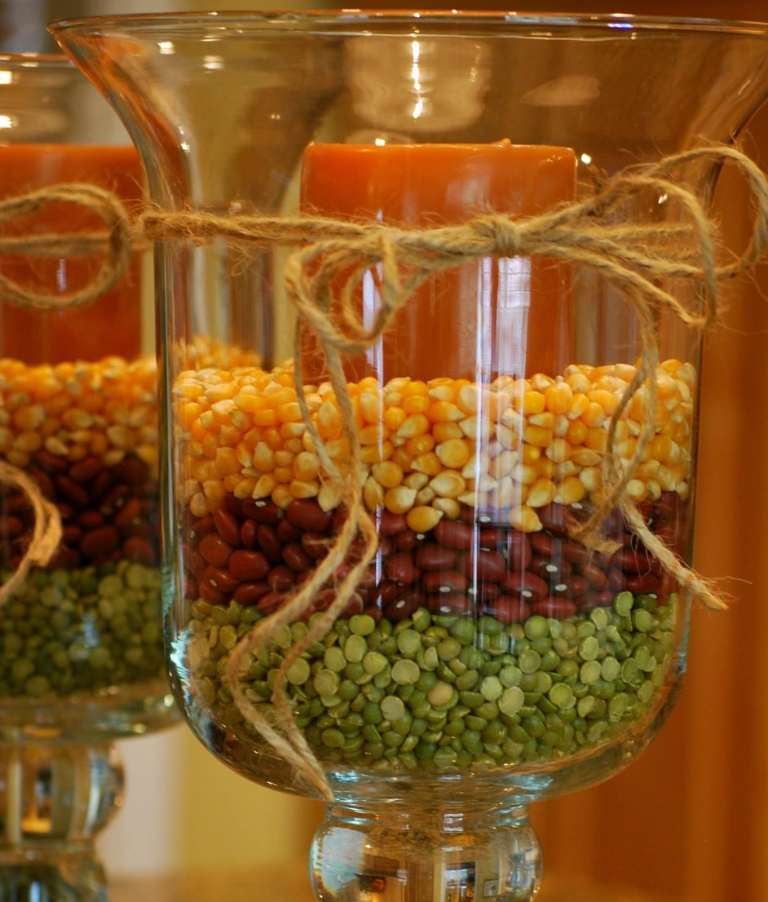 Add Layered Beans as vase fillers!