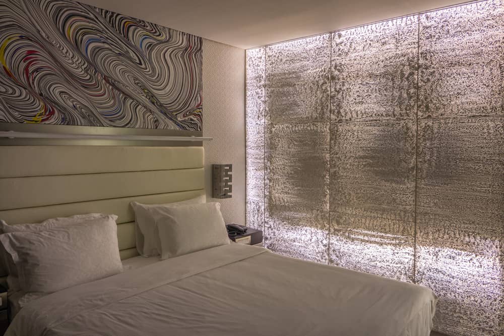Bedroom Design with Transparent Concrete