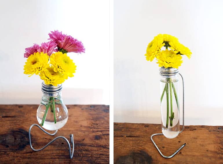 Light Bulb Flower Holder!