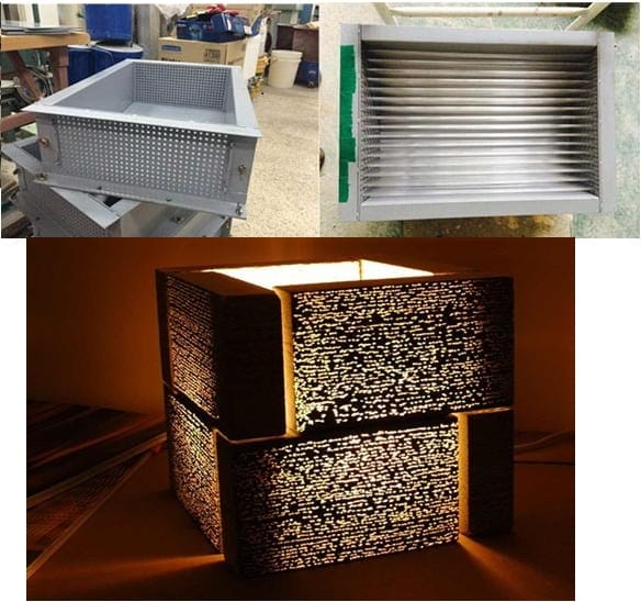 Mould for Light Transmitting Concrete