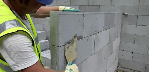 एएसी (ऑटोक्लेव्ड एरेटेड कंक्रीट) ब्लॉक चिनाई (AAC Block Masonry)