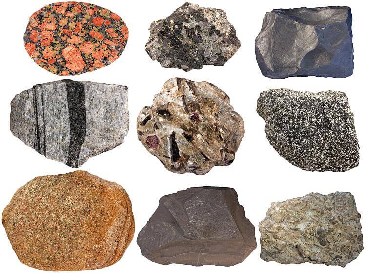 Different Types of Stones