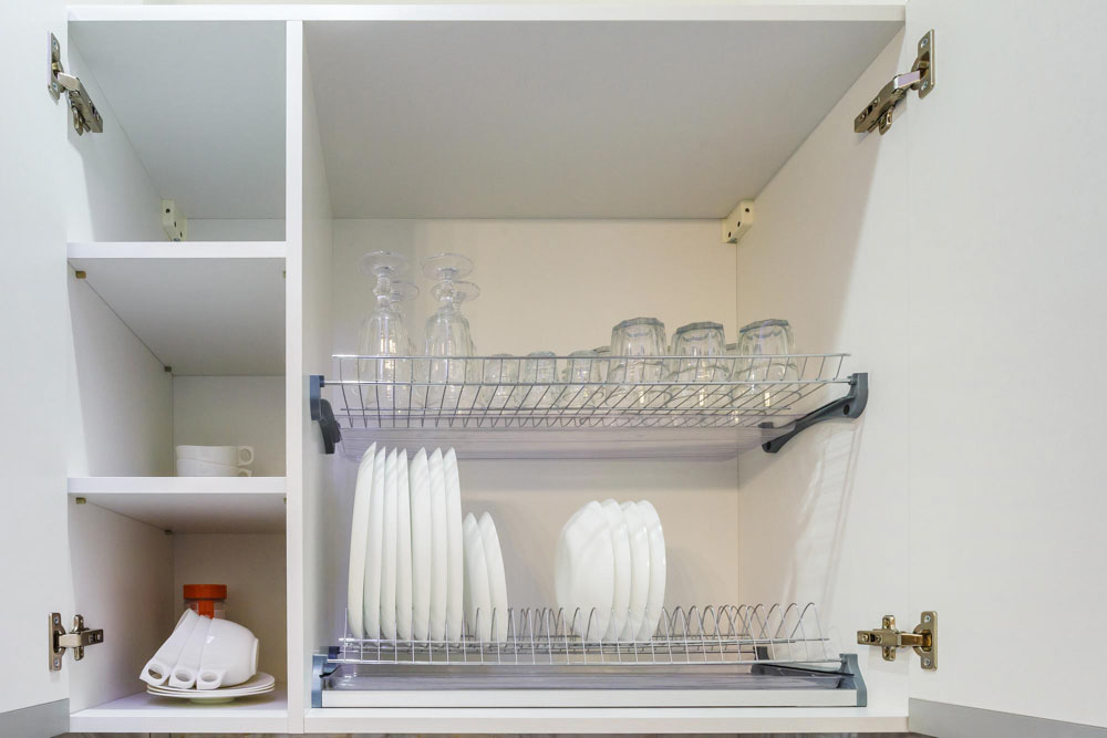 Pull-out Trays within Kitchen Cabinets