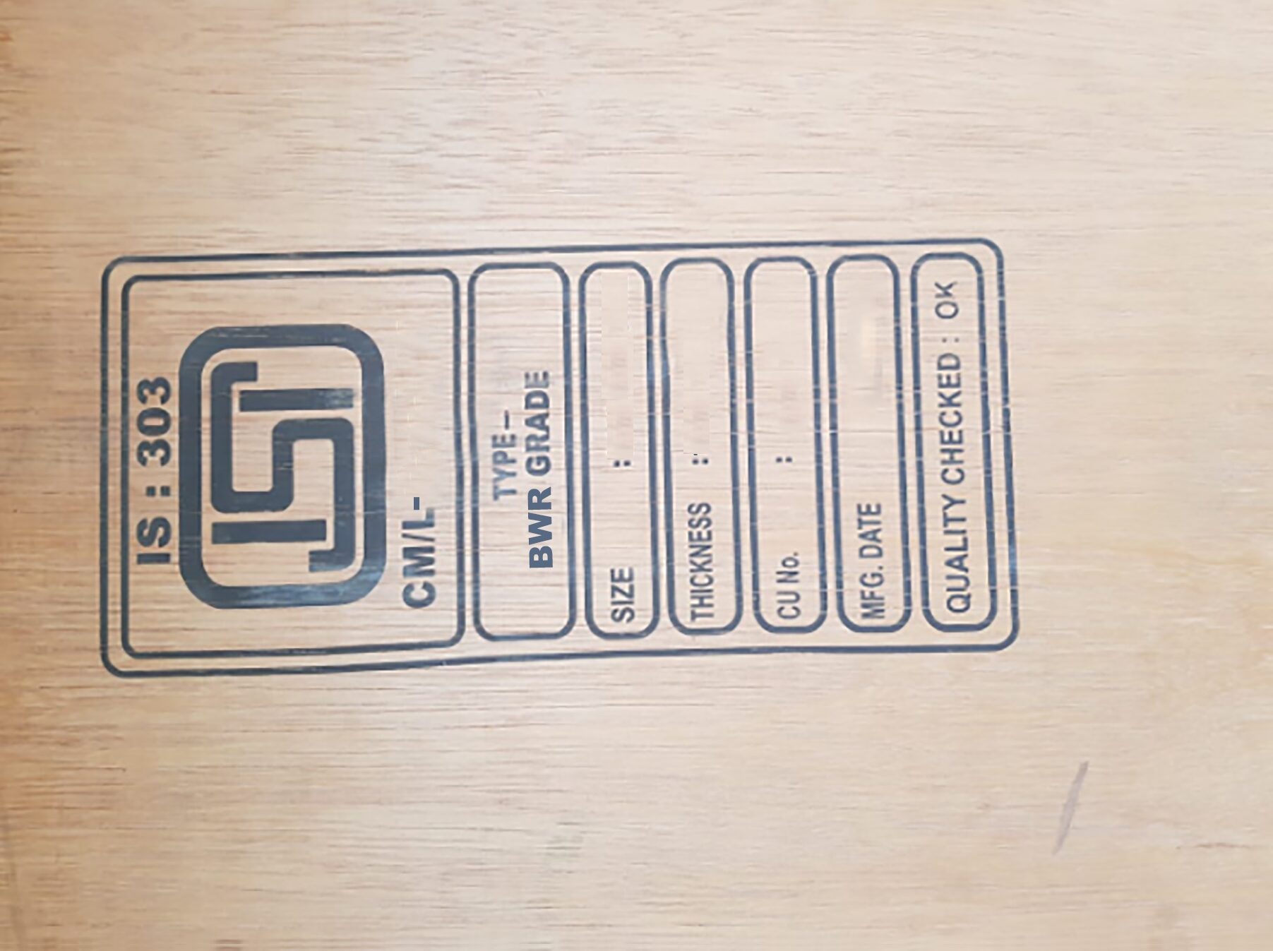 BWR Grade Plywood