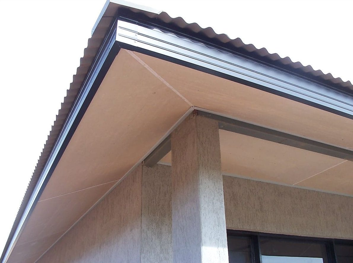Exterior gypsum soffit board