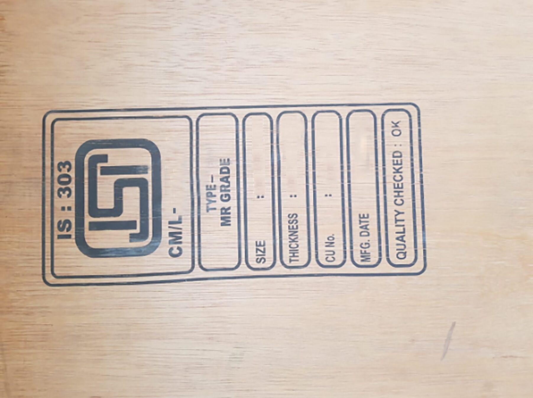 MR Grade Plywood