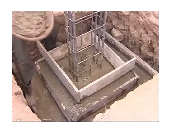 Placing of Concrete within Small Earth Mould