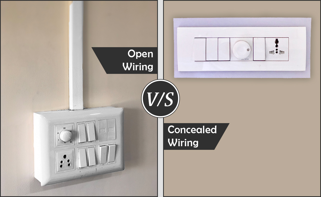 Concealed Wiring and Open Wiring