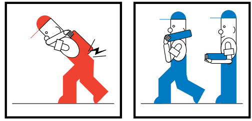 Never Use Hook to Lift or Stag the Cement Bag