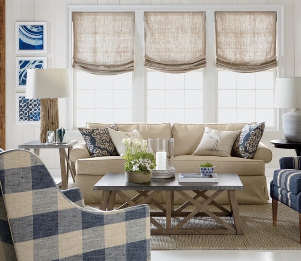 Relaxed Roman Shades