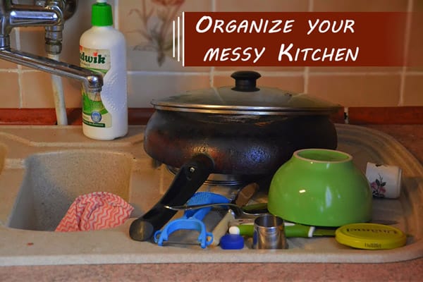 Decluttering the non-modular kitchen