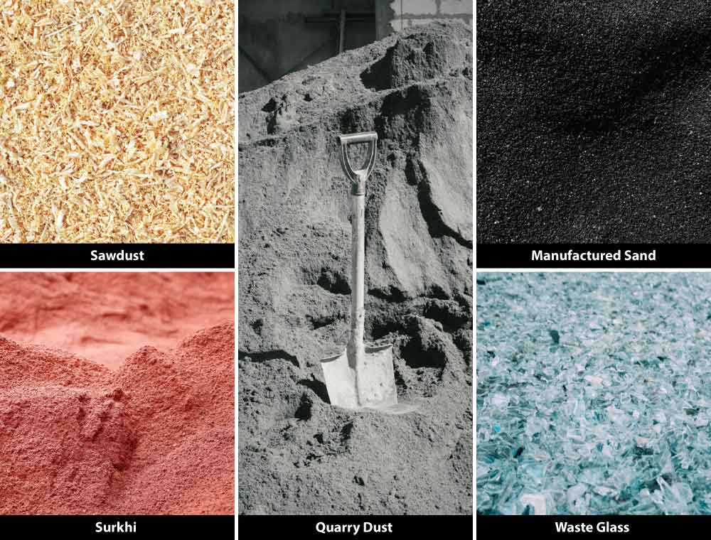 Substitutes for Sand to Produce Green Concrete