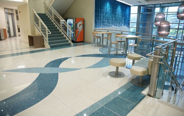 Terrazzo steps