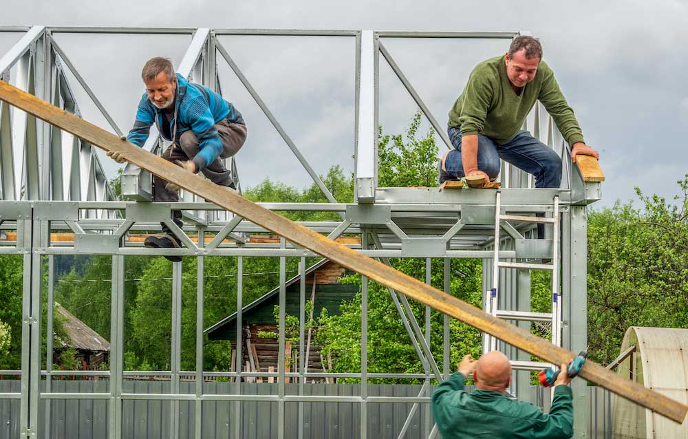 Speedy Steel Structure Construction Work