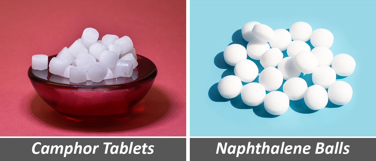 Camphor Tablets & Naphthalene Balls