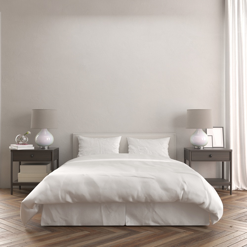 White Cotton Sateen bedsheet