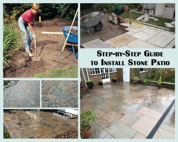 Install Stone Patio