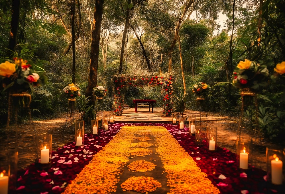 Forest Theme Destination Wedding