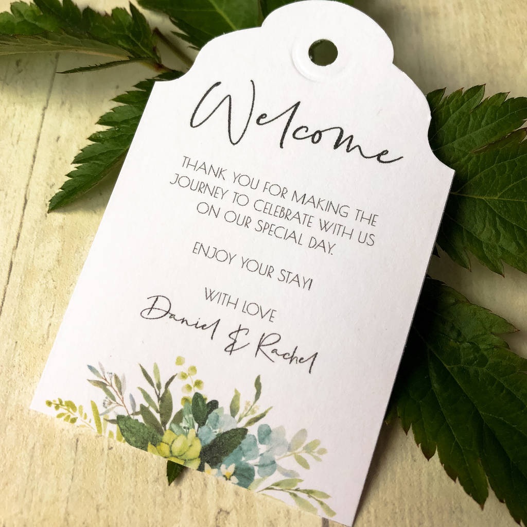 Welcome Tags